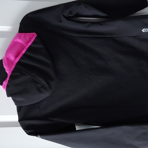 Free Country hooded long sleeve black lined coat with pockets xl (10-12) - Picture 13 of 17